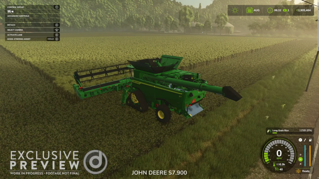 First exclusive footage of playing Farming Simulator 25